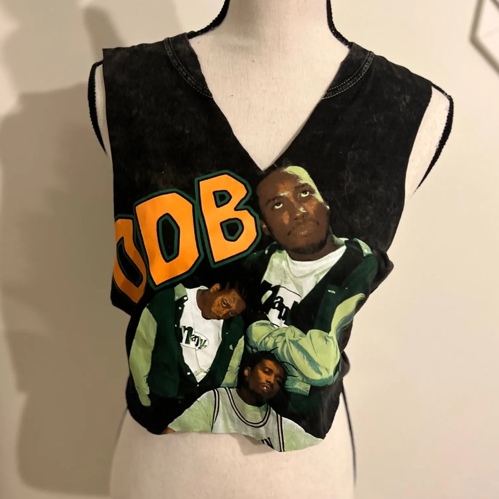 10.  Old Dirty B ODB Upcycled Graphic Acjd Wash Shirt